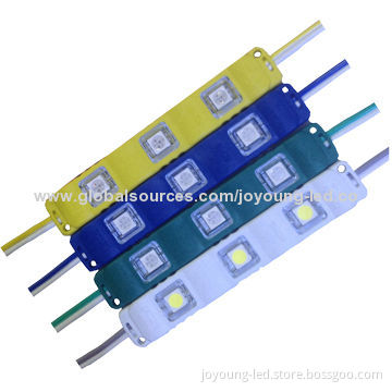 LED Injection Modules with PC Cover, Available in 5 Colors, 0.75W Power, 12V DC Input Voltage, IP67